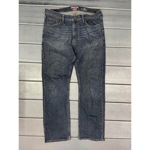 DENIZEN Levis 218 Jeans  Straight Fit Mens‎ 35X32 Blue Medium Wash Denim